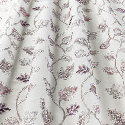 ILIV Briar Plum Fire Retardant Curtains wavy