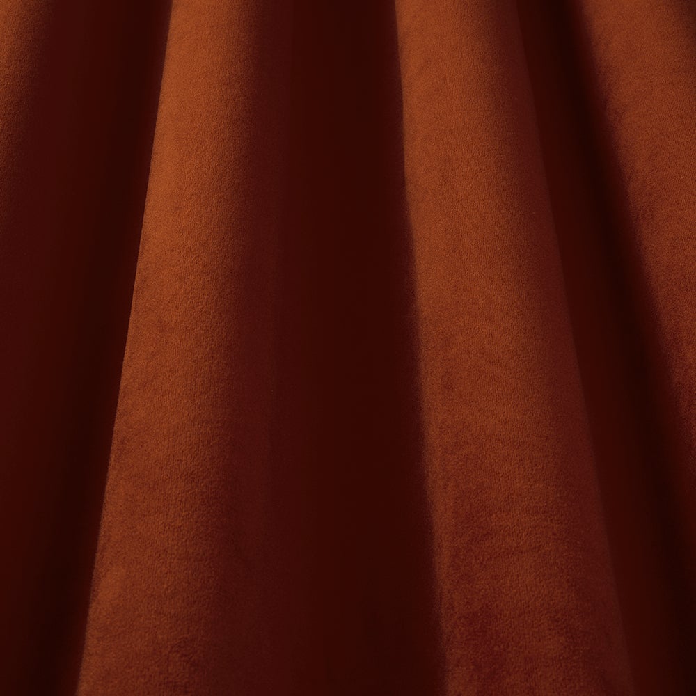 ILIV Brookland Burnt Orange Fire Retardant Curtains wavy