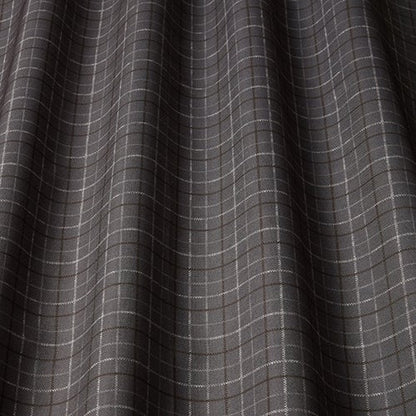 ILIV Burlington Charcoal Fire Retardant Curtains wavy
