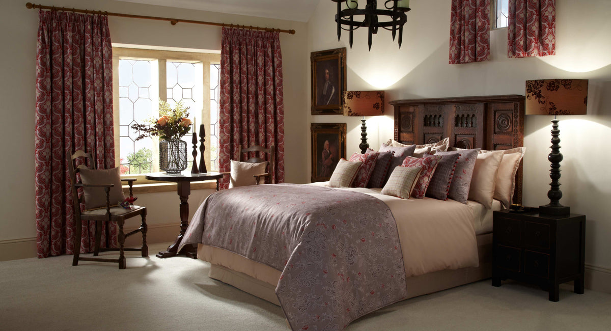 ILIV Burlington Claret Fire Retardant Curtains lifestyle