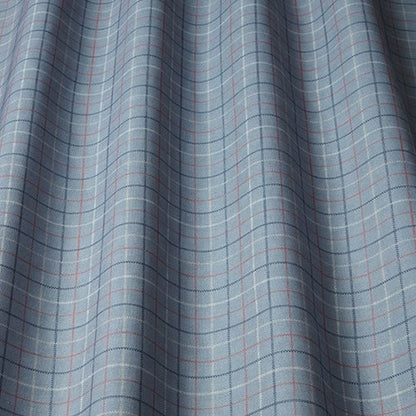 ILIV Burlington Denim Fire Retardant Curtains wavy