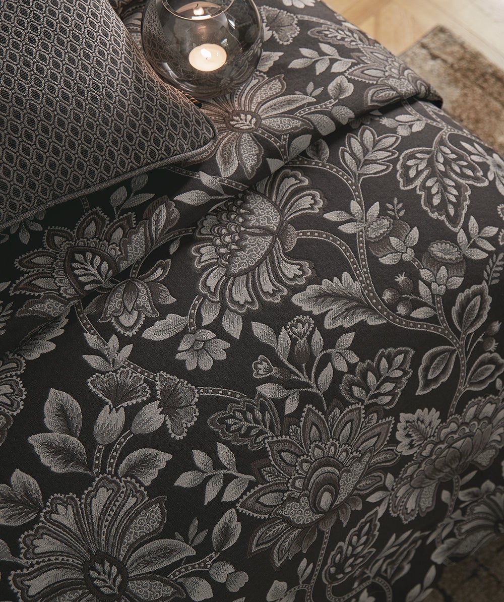ILIV Clara Charcoal Fire Retardant Curtains lifestyle