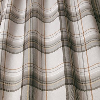 ILIV Connel Charcoal Fire Retardant Curtains wavy
