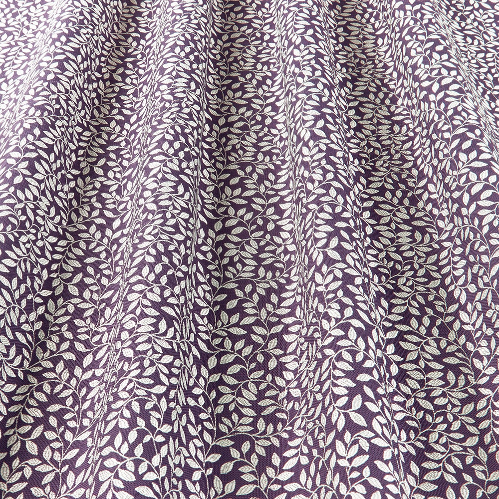 ILIV Cora Plum Fire Retardant Curtains wavy