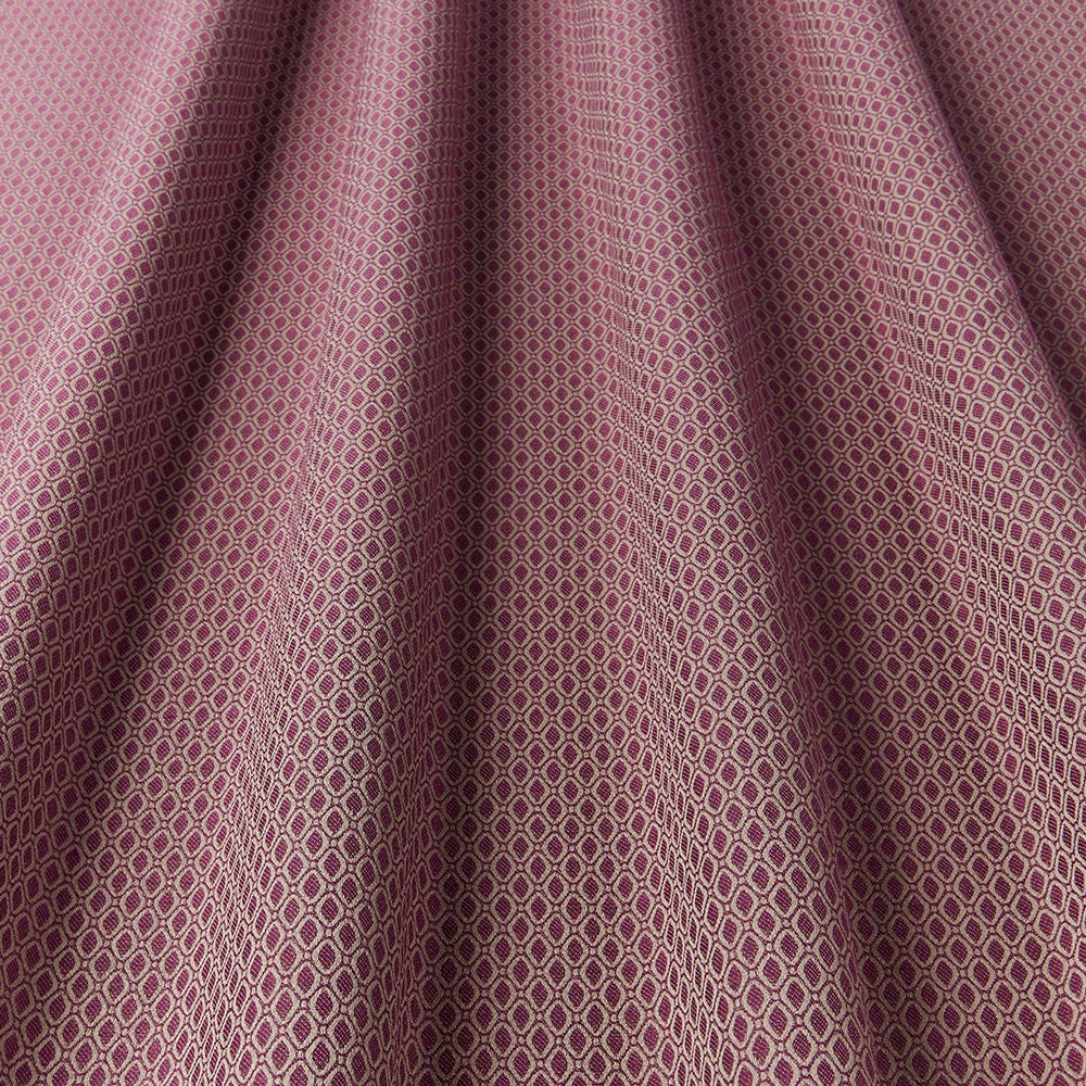 ILIV Ellis Raspberry Fire Retardant Curtains wavy