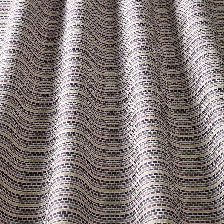 ILIV Escape Damson Fire Retardant Curtains wavy