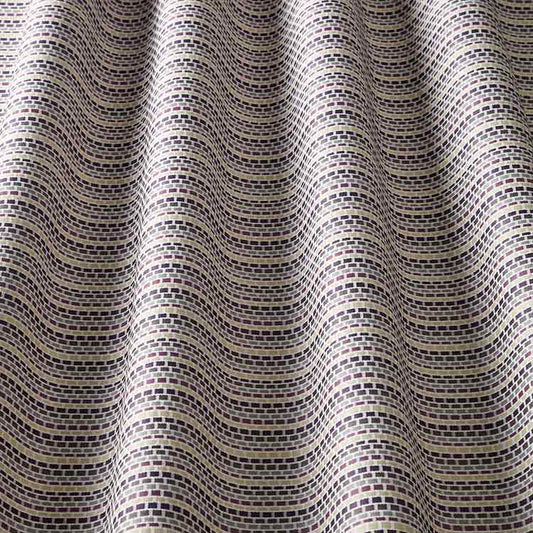 ILIV Escape Damson Fire Retardant Curtains wavy