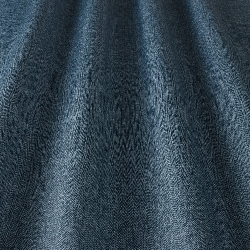 ILIV Everett Denim Fire Retardant Curtains wavy