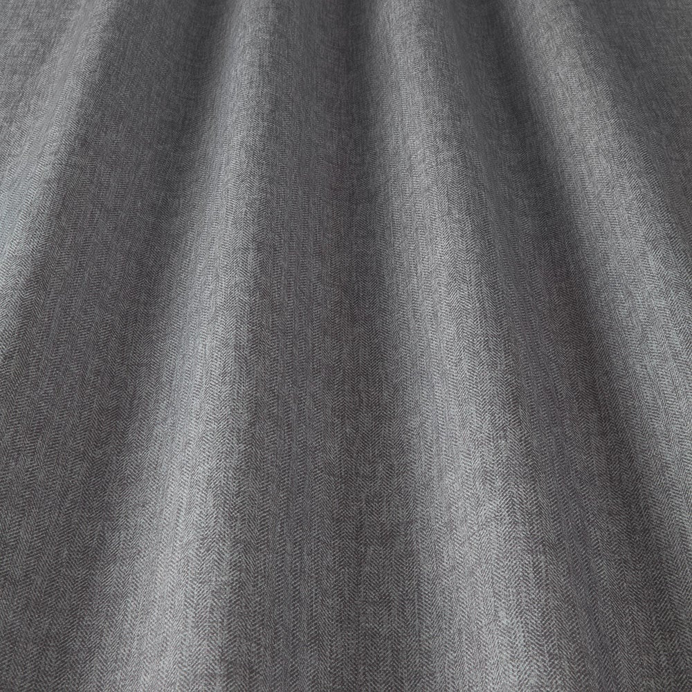 ILIV Everett Silver Fire Retardant Curtains wavy
