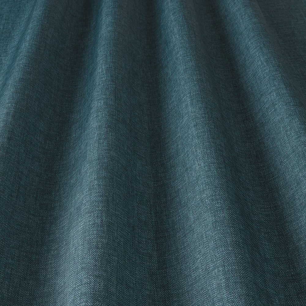 ILIV Everett Teal Fire Retardant Curtains wavy