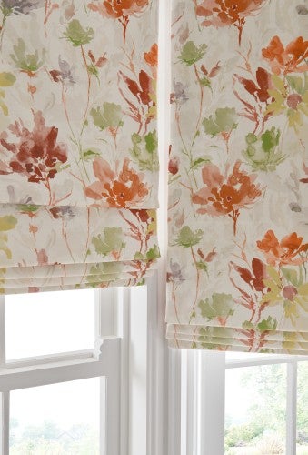 ILIV Flora Papaya Fire Retardant Curtains lifestyle