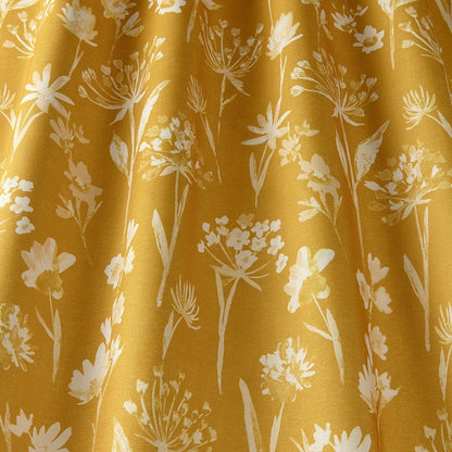 ILIV Grasmere Ochre Fire Retardant Curtains wavy