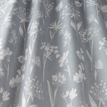 ILIV Grasmere Slate Blue Fire Retardant Curtains wavy