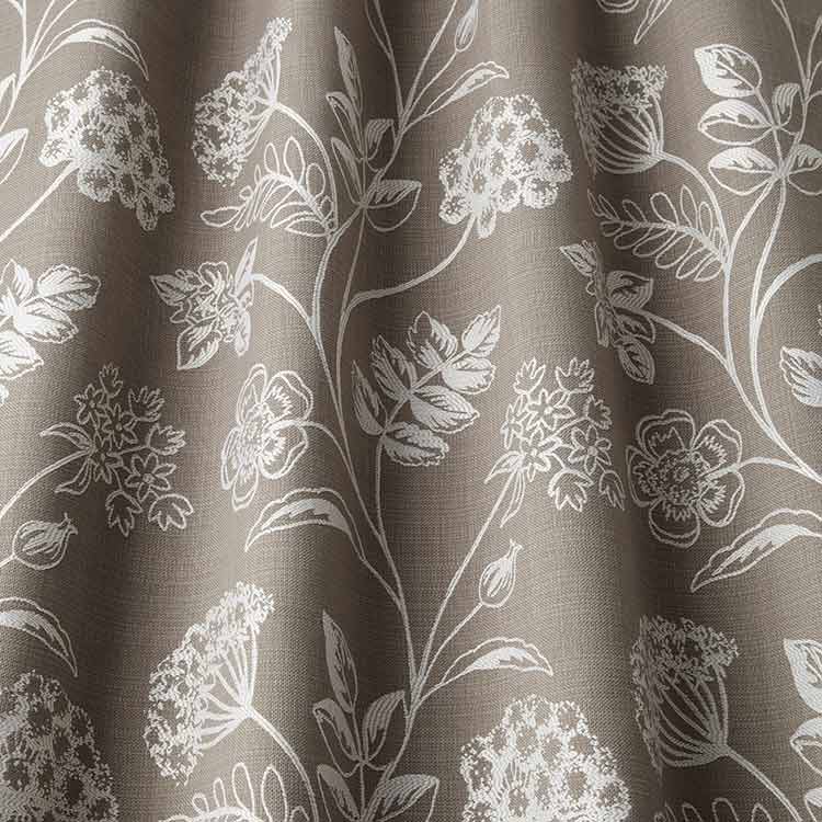 ILIV Grassington Latte Fire Retardant Curtains wavy