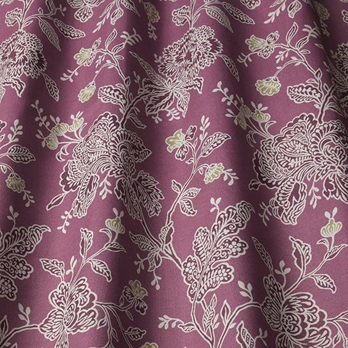 ILIV Hardwick Damson Fire Retardant Curtains wavy