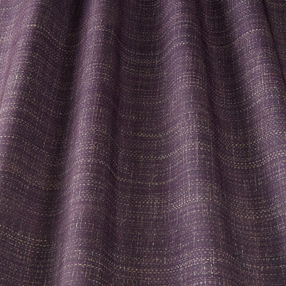 ILIV Helbeck Blackberry Fire Retardant Curtains wavy