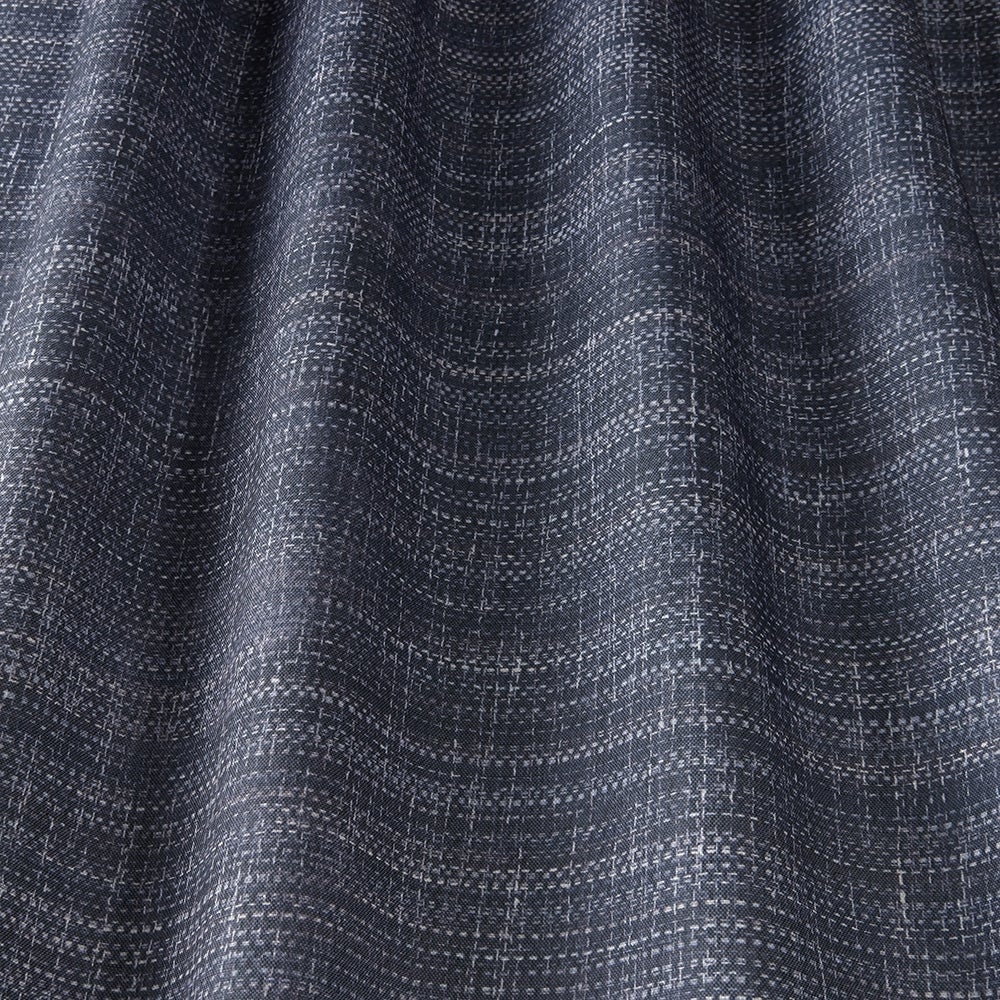ILIV Helbeck Midnight Fire Retardant Curtains wavy