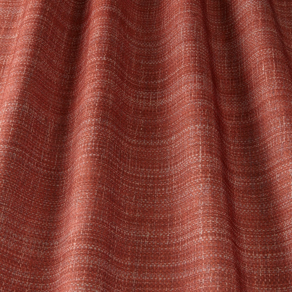 ILIV Helbeck Wine Fire Retardant Curtains wavy