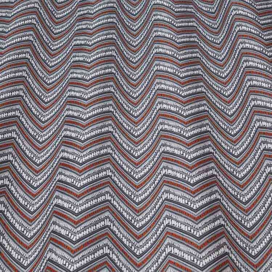 ILIV Helsinki Claret Fire Retardant Curtains wavy