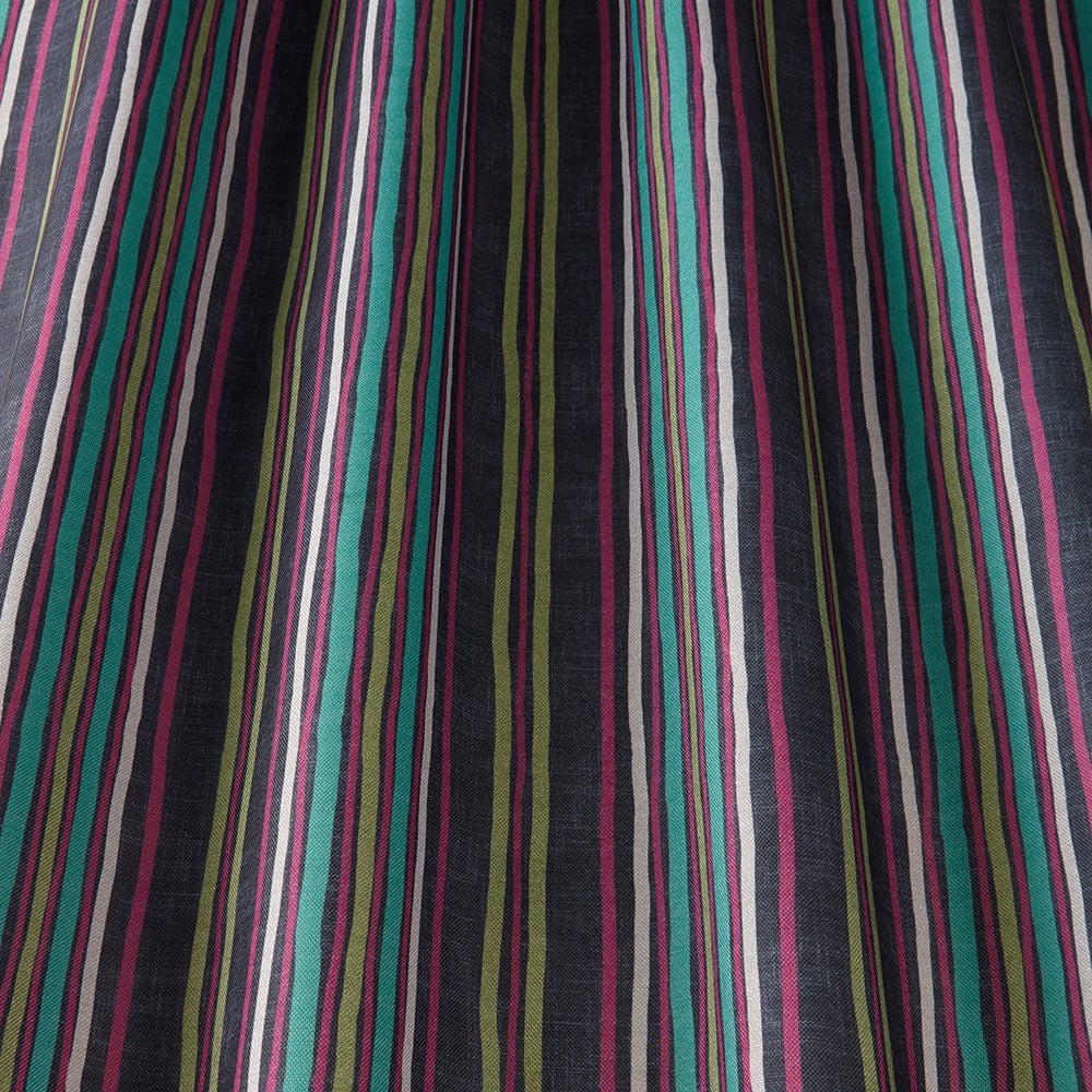 ILIV Huntsman Navy Fire Retardant Curtains wavy