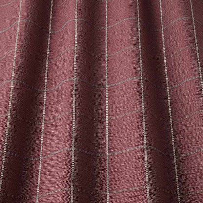 ILIV Ingleton Bordeaux Fire Retardant Curtains wavy