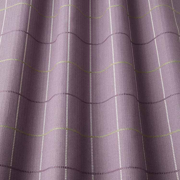 ILIV Ingleton Plum Fire Retardant Curtains wavy