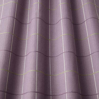 ILIV Ingleton Plum Fire Retardant Curtains wavy