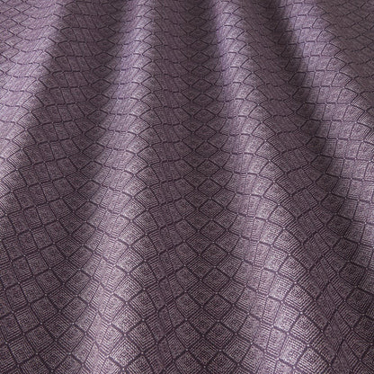 ILIV Johannes Aubergine Fire Retardant Curtains wavy