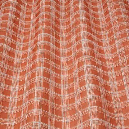 ILIV Larvik Burnt Orange Fire Retardant Curtains wavy