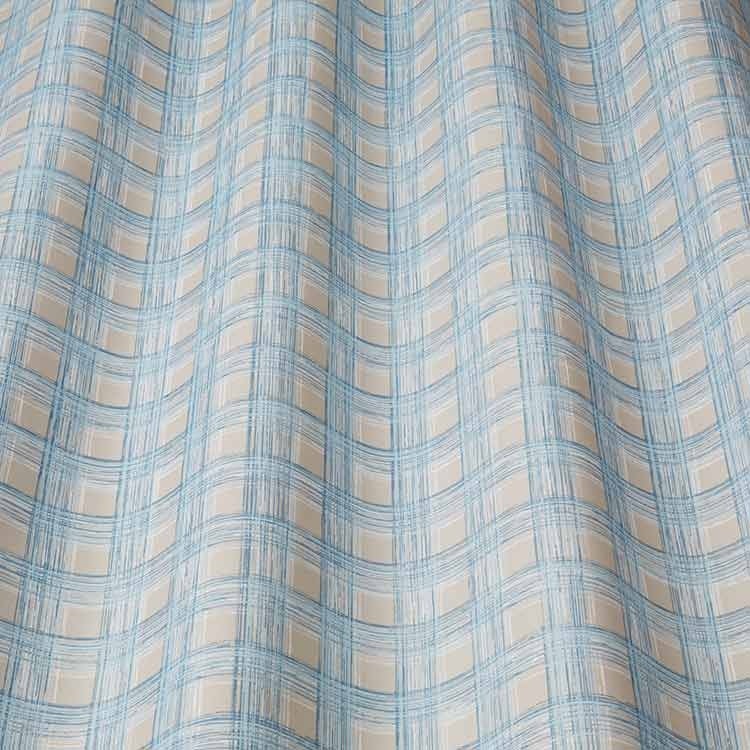 ILIV Larvik Denim Fire Retardant Curtains wavy