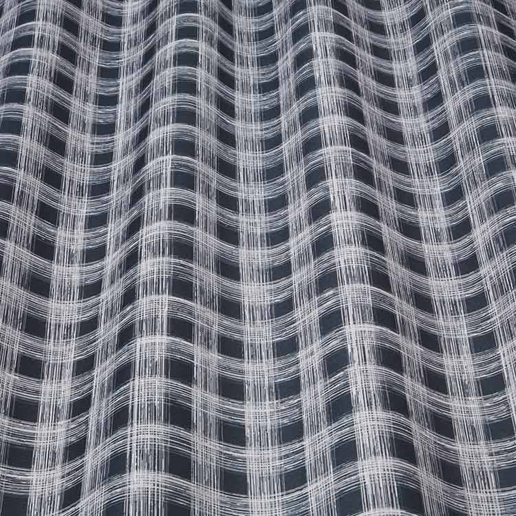 ILIV Larvik Noir Fire Retardant Curtains wavy