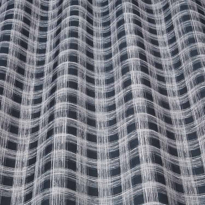 ILIV Larvik Noir Fire Retardant Curtains wavy
