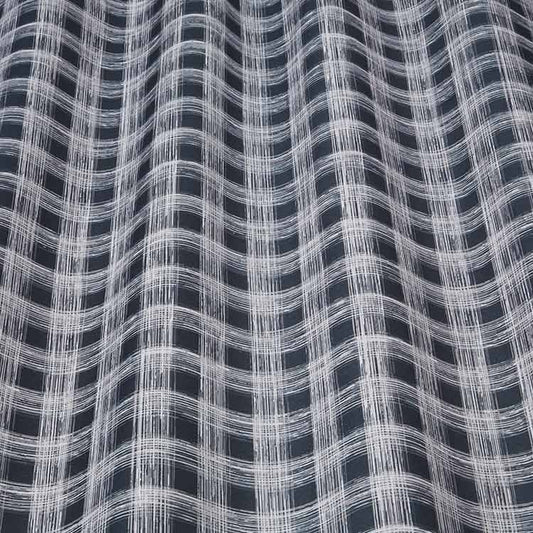ILIV Larvik Noir Fire Retardant Curtains wavy