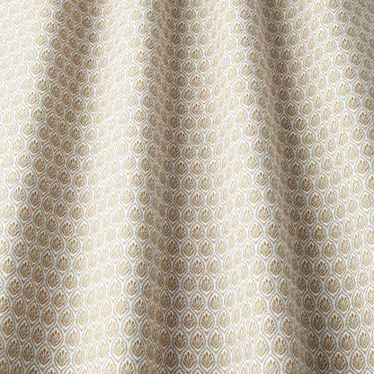 ILIV Leyburn Ochre Fire Retardant Curtains wavy