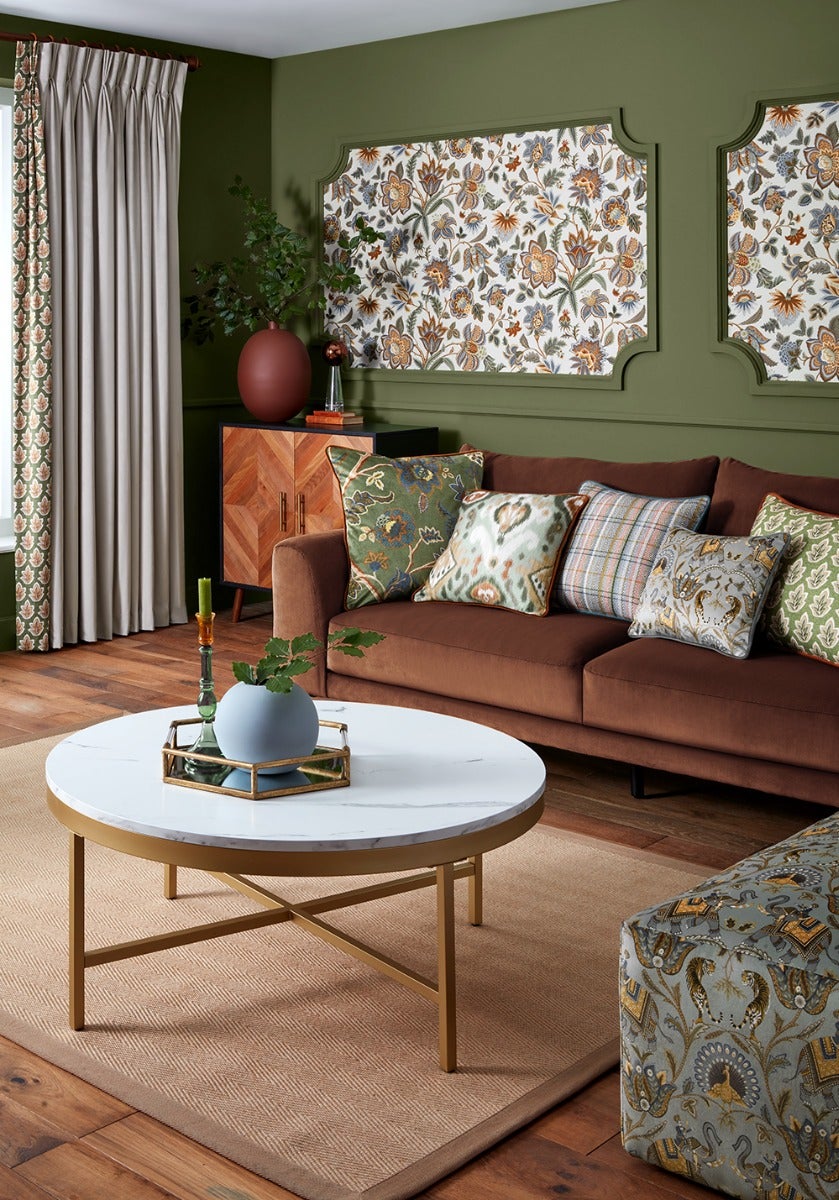 ILIV Manasi Juniper Fire Retardant Curtains lifestyle