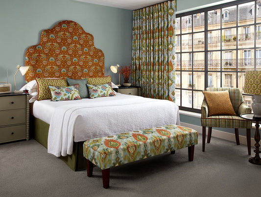 ILIV Mantra Papaya Fire Retardant Curtains lifestyle