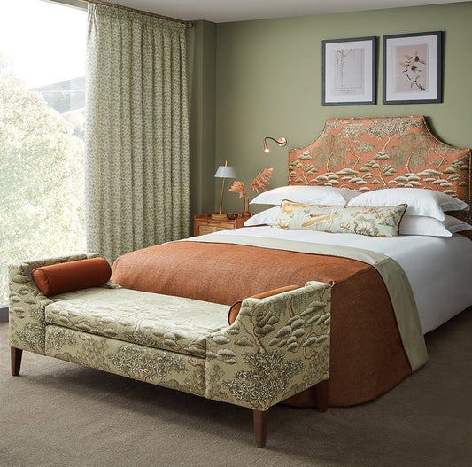 ILIV Matsu Burnt Sienna Fire Retardant Curtains lifestyle