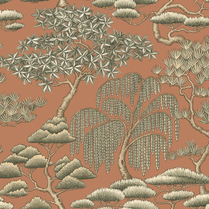ILIV Matsu Burnt Sienna Fire Retardant Curtains
