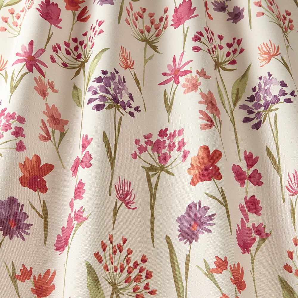 ILIV Moorhouse Mulberry Fire Retardant Curtains wavy