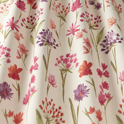 ILIV Moorhouse Mulberry Fire Retardant Curtains wavy