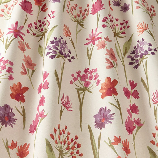 ILIV Moorhouse Mulberry Fire Retardant Curtains wavy