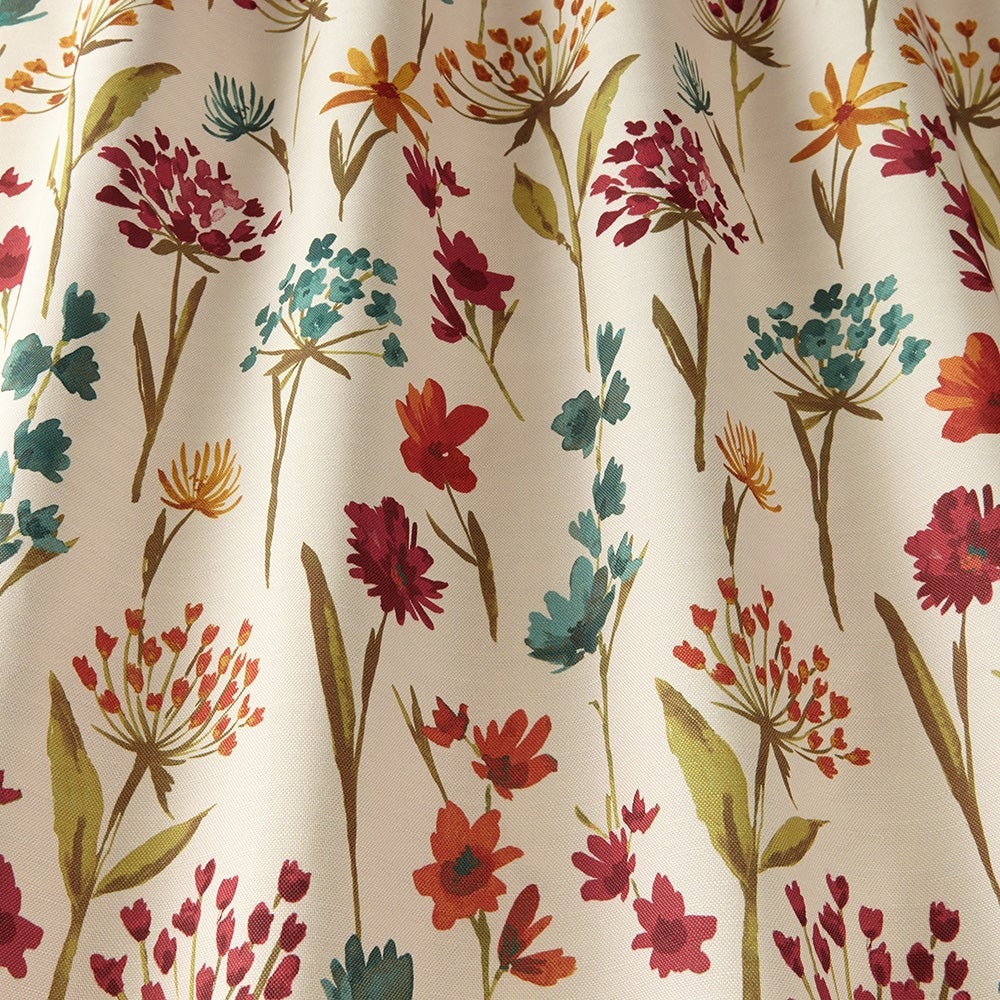 ILIV Moorhouse Ruby Fire Retardant Curtains wavy