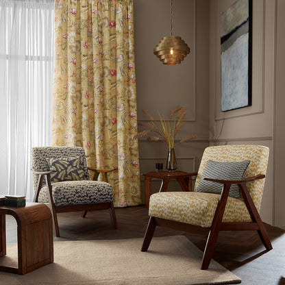 ILIV Nara Charcoal Fire Retardant Curtains lifestyle