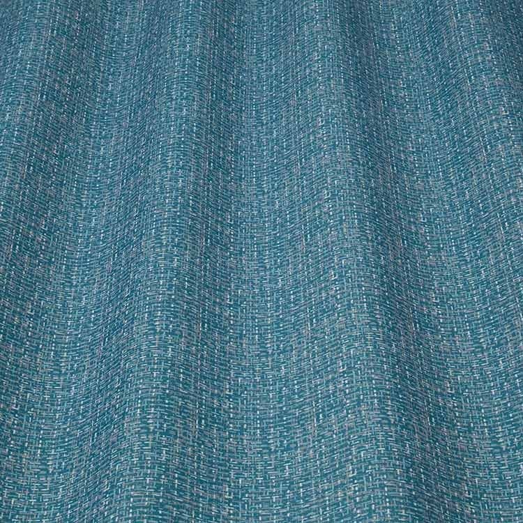ILIV Norway Teal Fire Retardant Curtains wavy