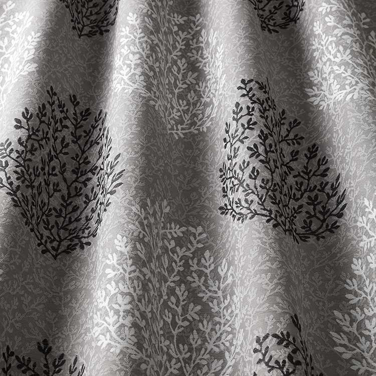 ILIV Reflection Slate Fire Retardant Curtains wavy