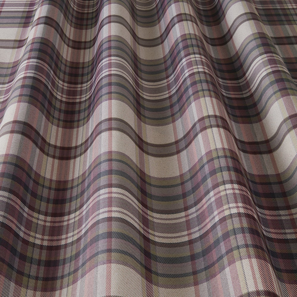 ILIV Regan Aubergine Fire Retardant Curtains wavy
