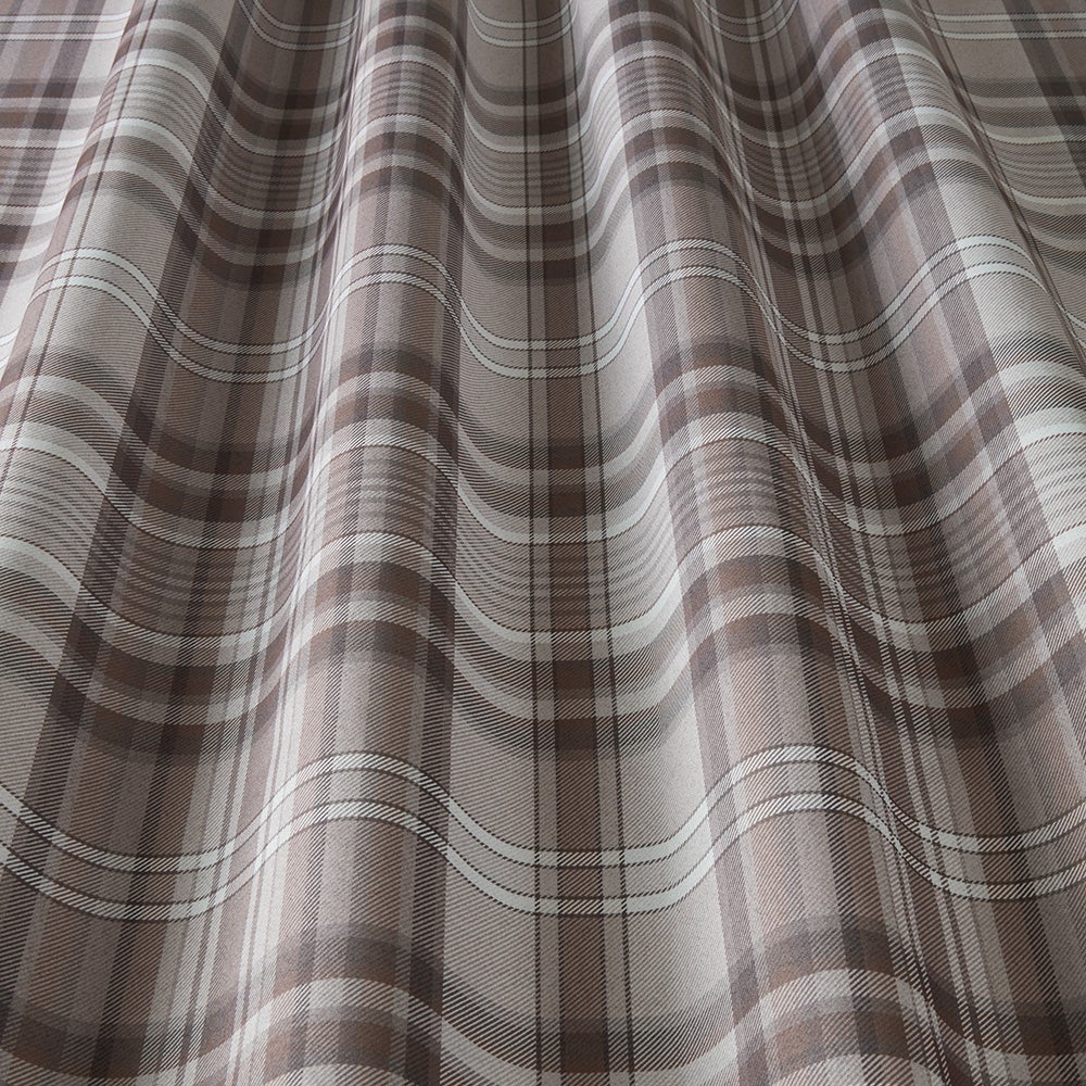 ILIV Regan Cocoa Fire Retardant Curtains wavy