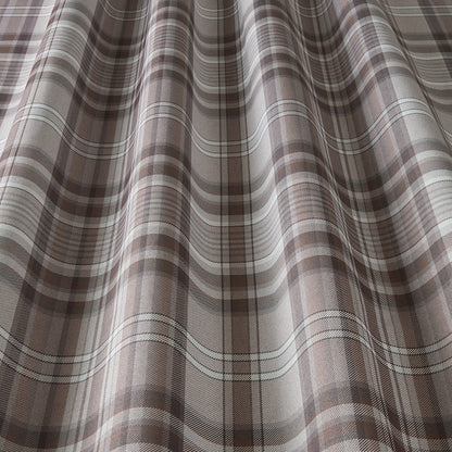 ILIV Regan Cocoa Fire Retardant Curtains wavy