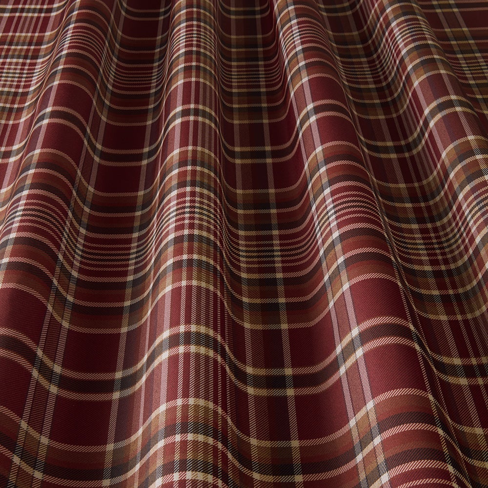ILIV Regan Garnet Fire Retardant Curtains wavy
