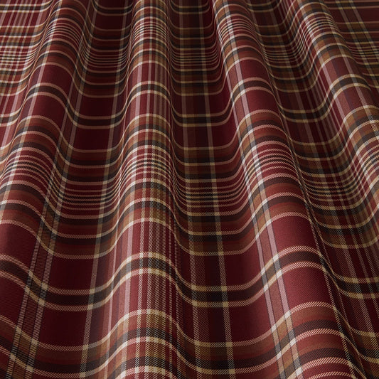 ILIV Regan Garnet Fire Retardant Curtains wavy